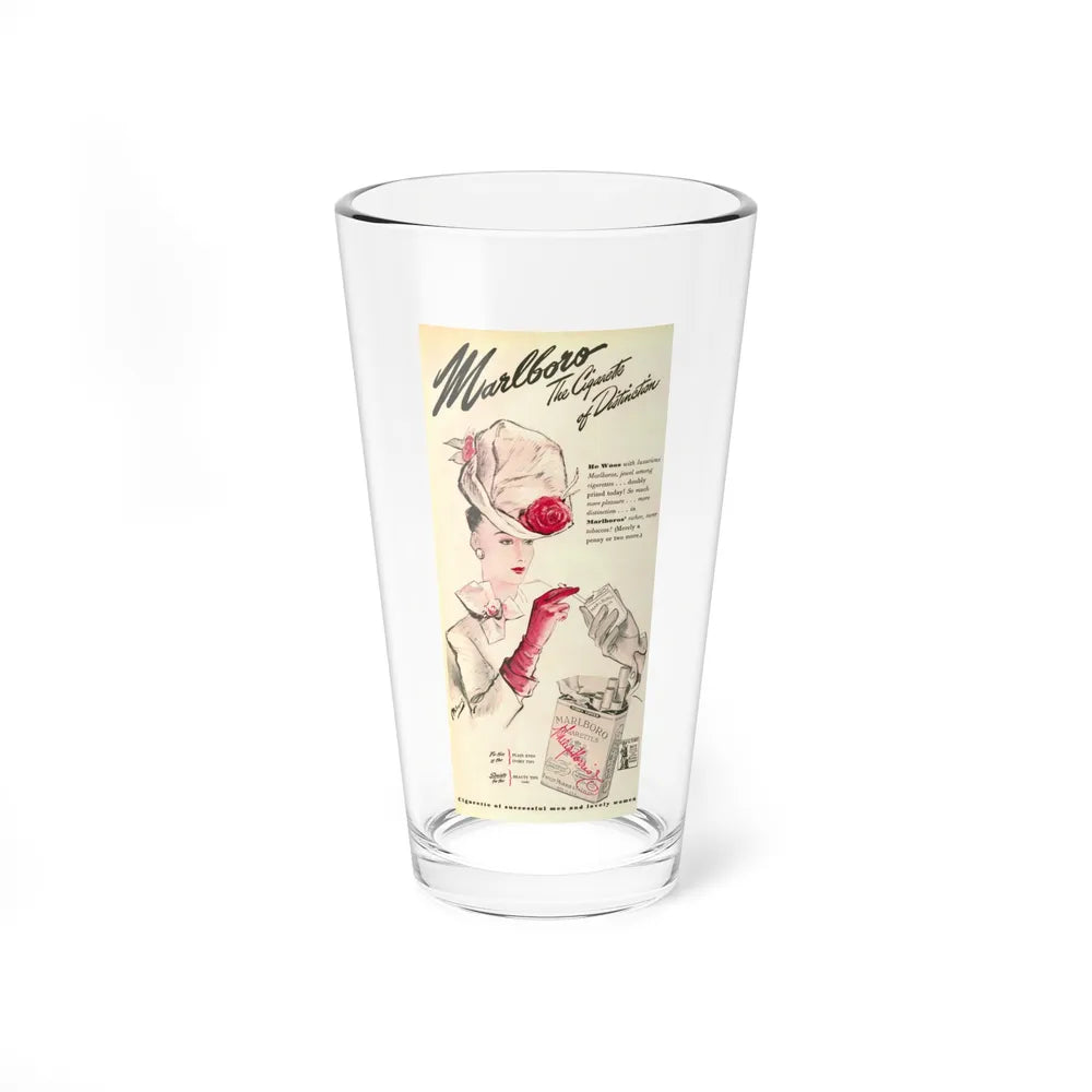 Marlboro advertisement (6), 1945 (Magazine Illustration) Pint Glass 16oz-16oz-Go Mug Yourself