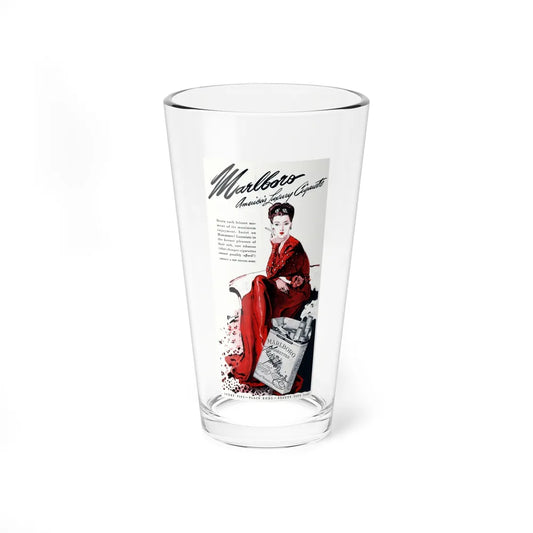 Marlboro advertisement, Cosmopolitan, December 1942 (Magazine Illustration) Pint Glass 16oz-16oz-Go Mug Yourself