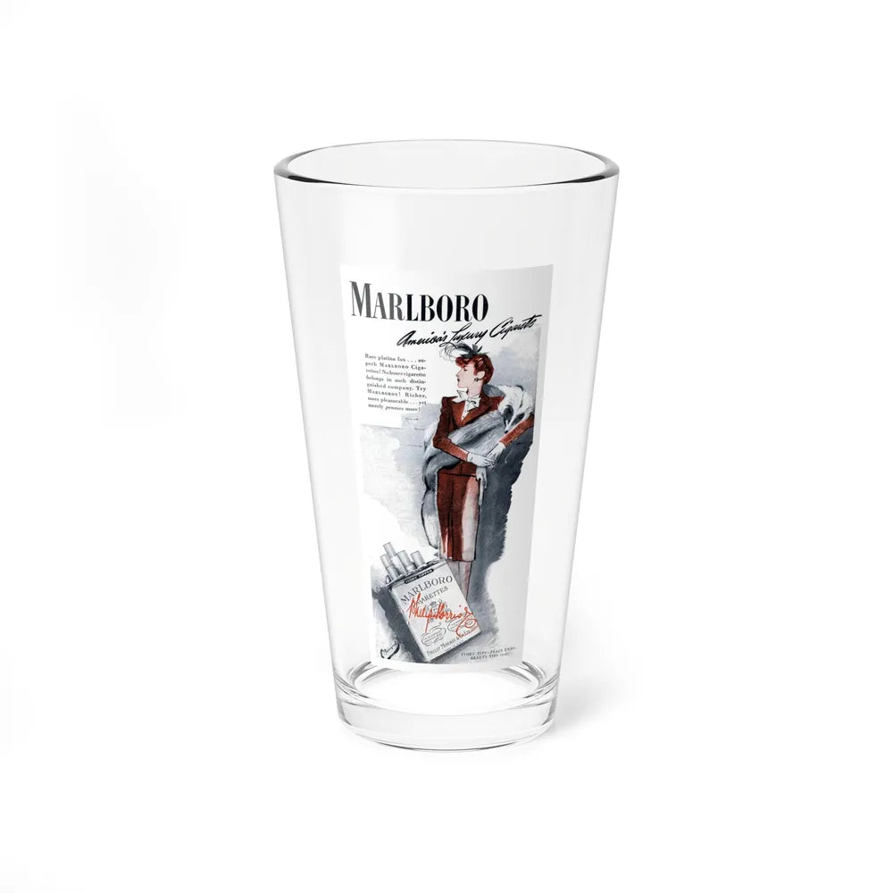 Marlboro advertisement, Cosmopolitan, October 1943 (Magazine Illustration) Pint Glass 16oz-16oz-Go Mug Yourself