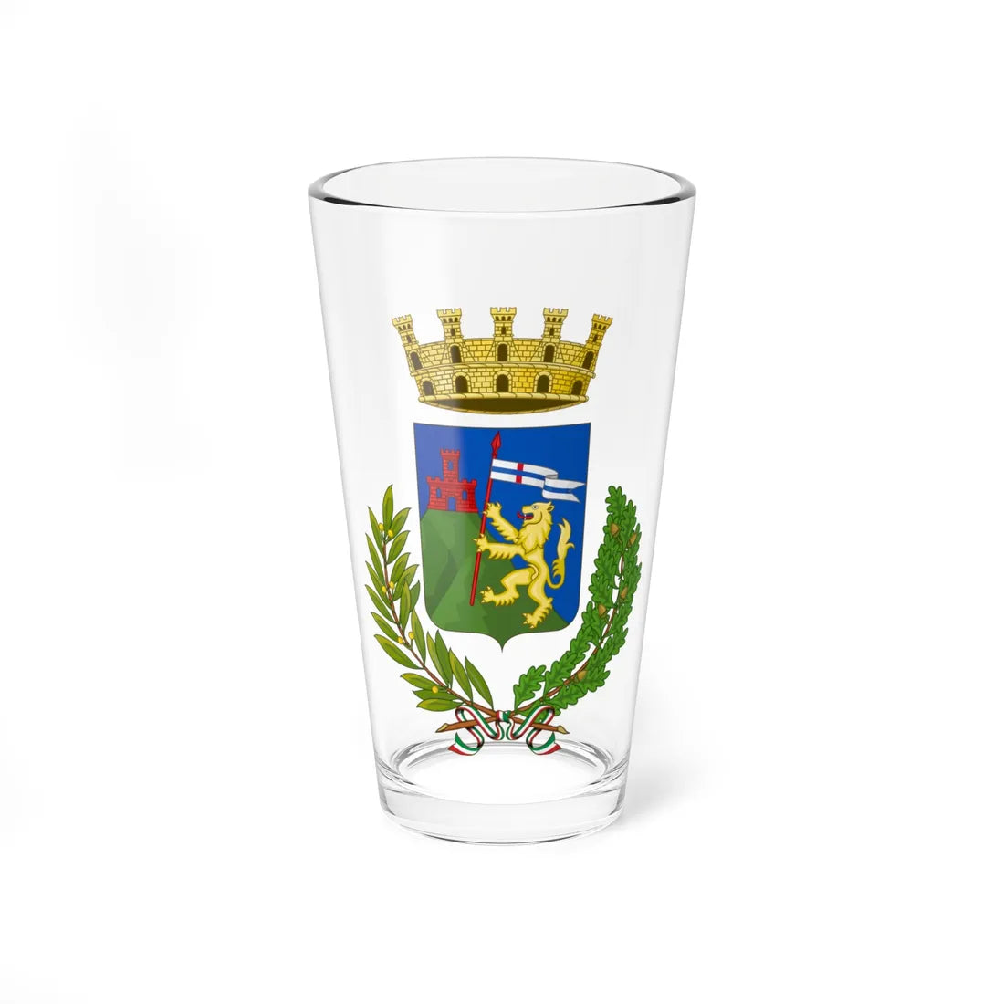 Marostica-Stemma (Italy) (Coat of Arms) Pint Glass 16oz 16oz - Go Mug Yourself