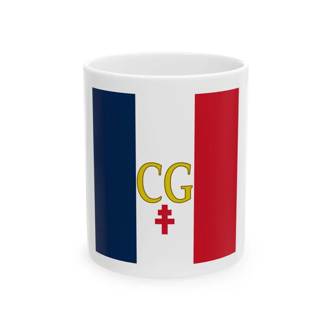 MarqueDeGaulle1959 (Belgium) White Coffee Mug 11oz - Go Mug Yourself