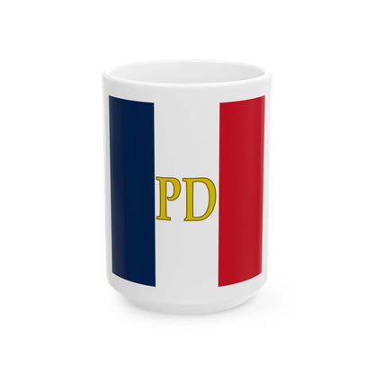 MarqueDoumer (Belgium) White Coffee Mug 15oz - Go Mug Yourself