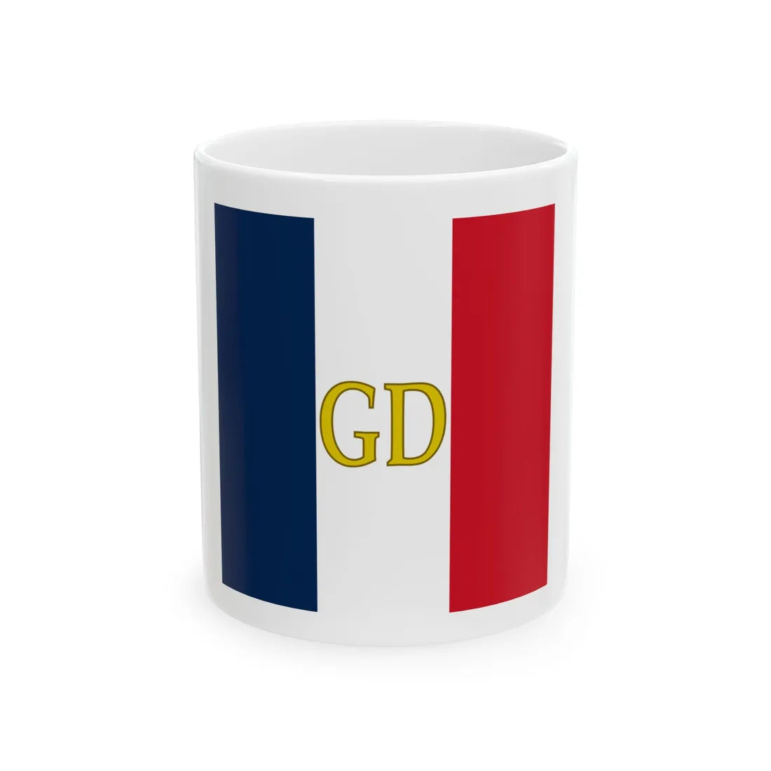 MarqueDoumergue (Belgium) White Coffee Mug 11oz - Go Mug Yourself