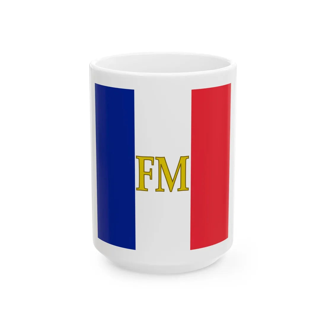 MarqueMitterrand1981 (France) White Coffee Mug 15oz - Go Mug Yourself