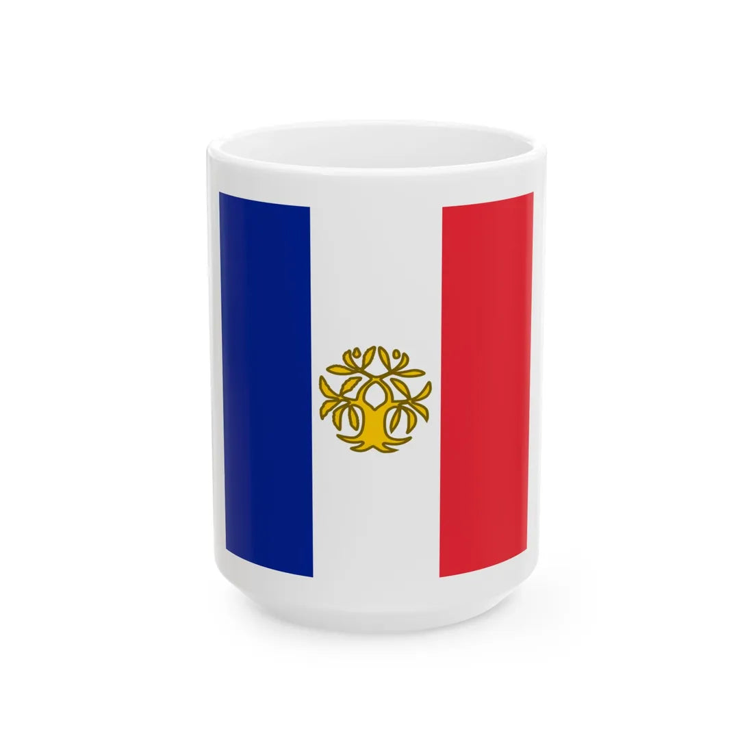 MarqueMitterrand1982 (Belgium) White Coffee Mug 15oz - Go Mug Yourself
