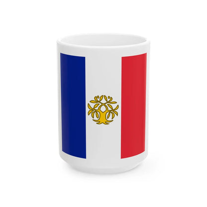 MarqueMitterrand1982 (Belgium) White Coffee Mug 15oz - Go Mug Yourself