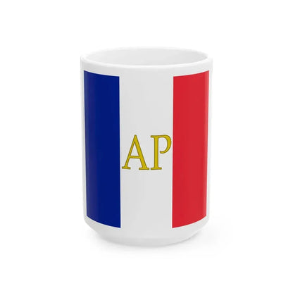 MarquePoher (Belgium) White Coffee Mug 15oz - Go Mug Yourself