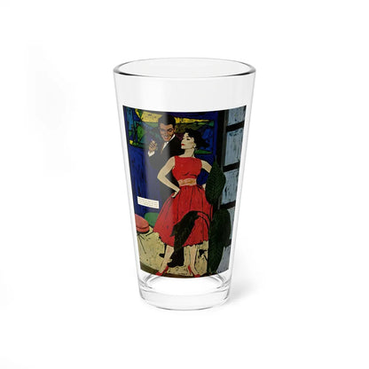 Marriage Bait, The Saturday Evening Post, August 17, 1957 (Magazine Illustration) Pint Glass 16oz-16oz-Go Mug Yourself