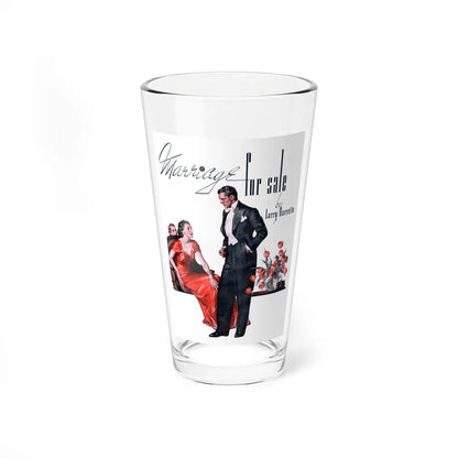 Marriage for Sale, 1936 (Magazine Illustration) Pint Glass 16oz-16oz-Go Mug Yourself