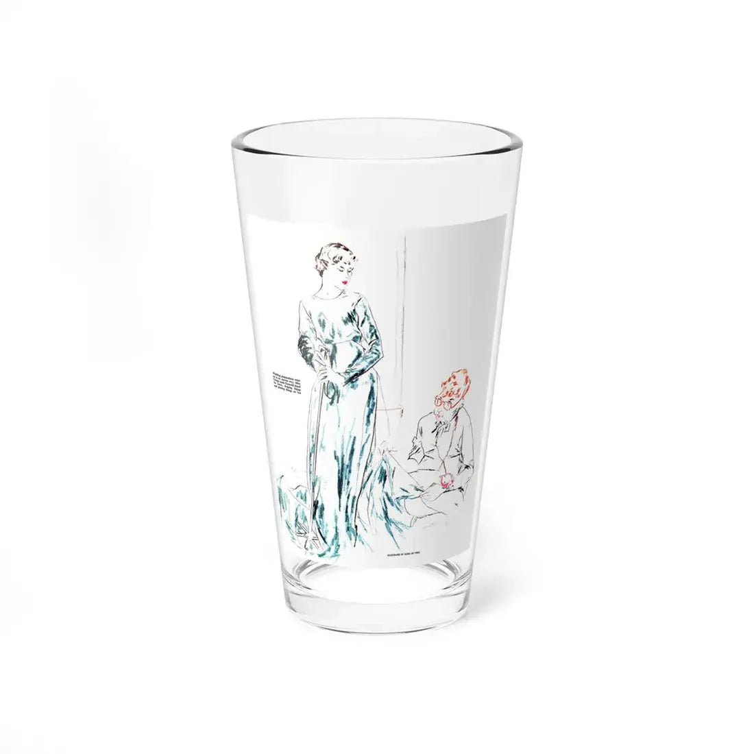 Marriage is a Dangerous Sport, Collier's, January 21, 1950 (Magazine Illustration) Pint Glass 16oz 16oz - Go Mug Yourself