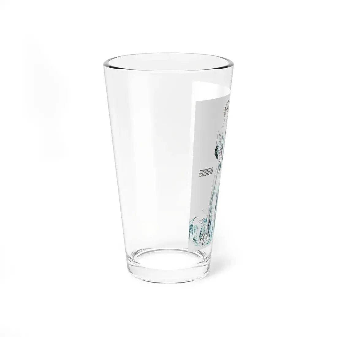 Marriage is a Dangerous Sport, Collier's, January 21, 1950 (Magazine Illustration) Pint Glass 16oz - Go Mug Yourself