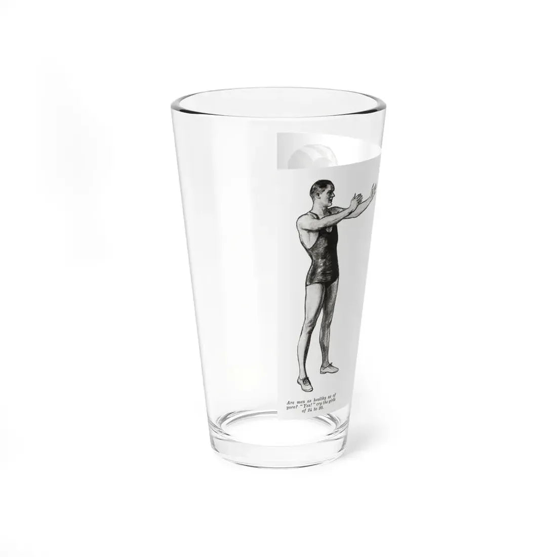 Marry A Girl Between 24 and 30, Liberty magazine, July 2, 1932 (Magazine Illustration) Pint Glass 16oz - Go Mug Yourself