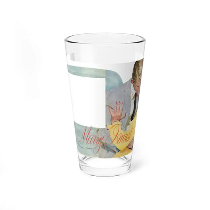 Marry I Must, Ladies' Home Journal, November 1957_ full (Magazine Illustration) Pint Glass 16oz 16oz - Go Mug Yourself