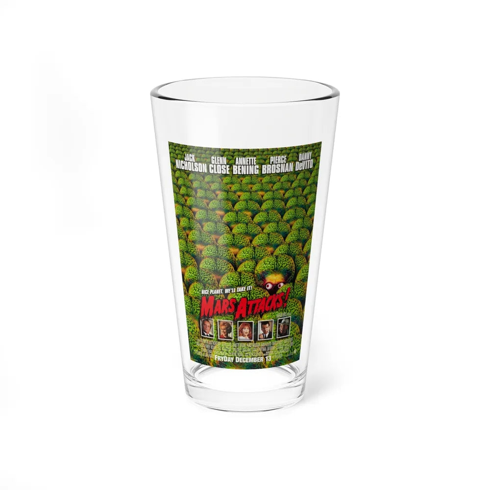 MARS ATTACKS! 1996 Movie Poster - Pint Glass 16oz-16oz-Go Mug Yourself