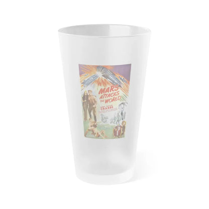 MARS ATTACKS THE WORLD 1938 Movie Poster - Frosted Pint Glass 16oz Default Title - Go Mug Yourself