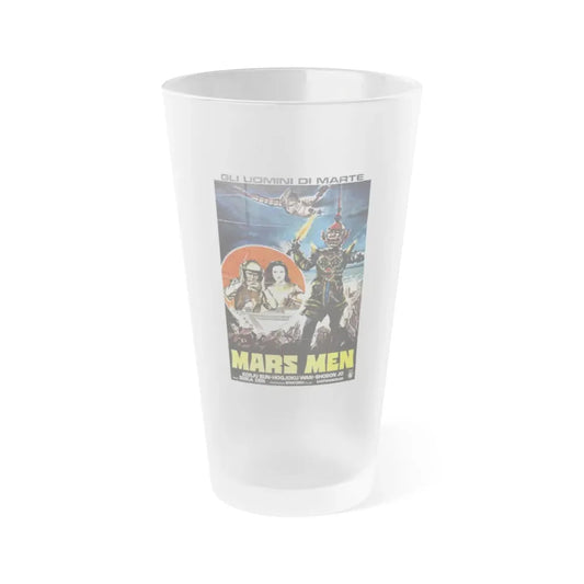 MARS MEN (JAPANESE) 1976 Movie Poster - Frosted Pint Glass 16oz Default Title - Go Mug Yourself