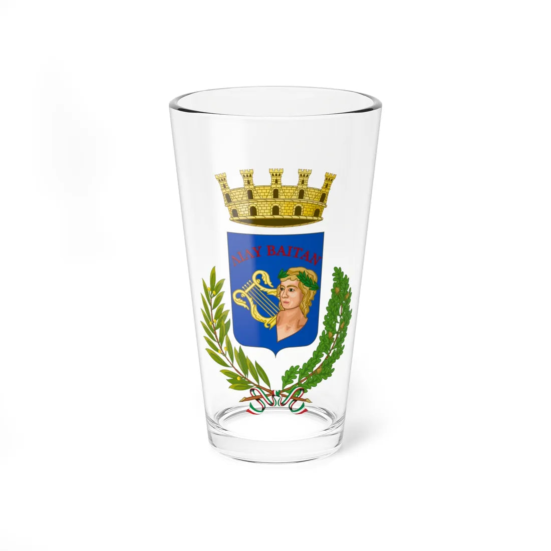 Marsala-Stemma (Italy) (Coat of Arms) Pint Glass 16oz 16oz - Go Mug Yourself