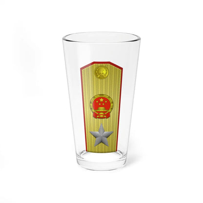 Marshal of the PRC rank insignia vertical (China) (Military Rank) Pint Glass 16oz 16oz - Go Mug Yourself