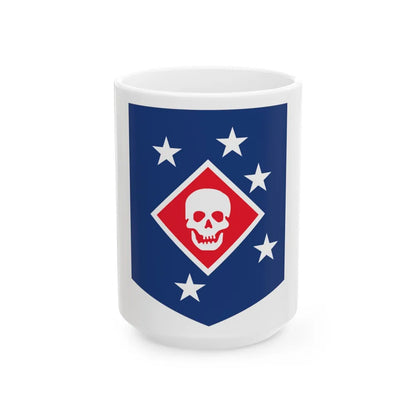 MARSOC (USMC) White Coffee Mug-15oz-Go Mug Yourself