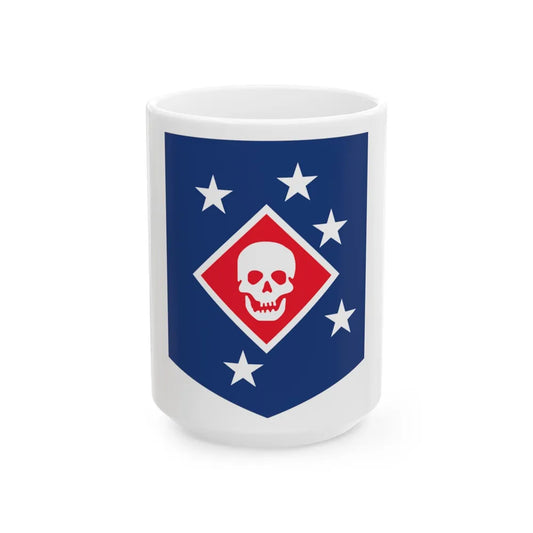 MARSOC (USMC) White Coffee Mug-15oz-Go Mug Yourself