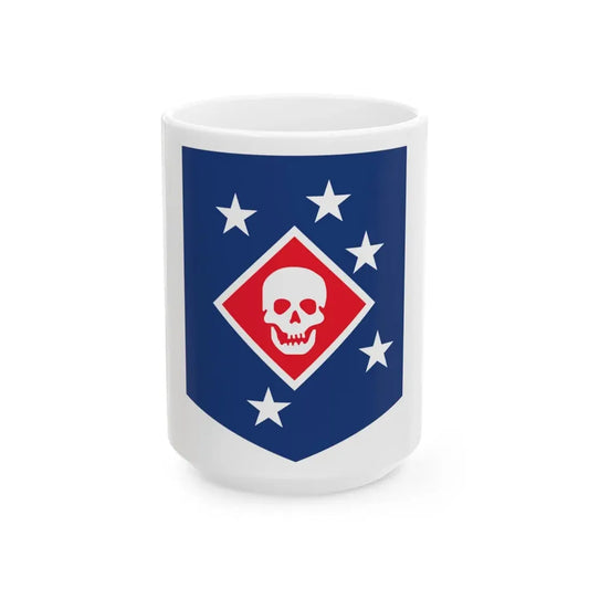 MARSOC (USMC) White Coffee Mug 15oz - Go Mug Yourself