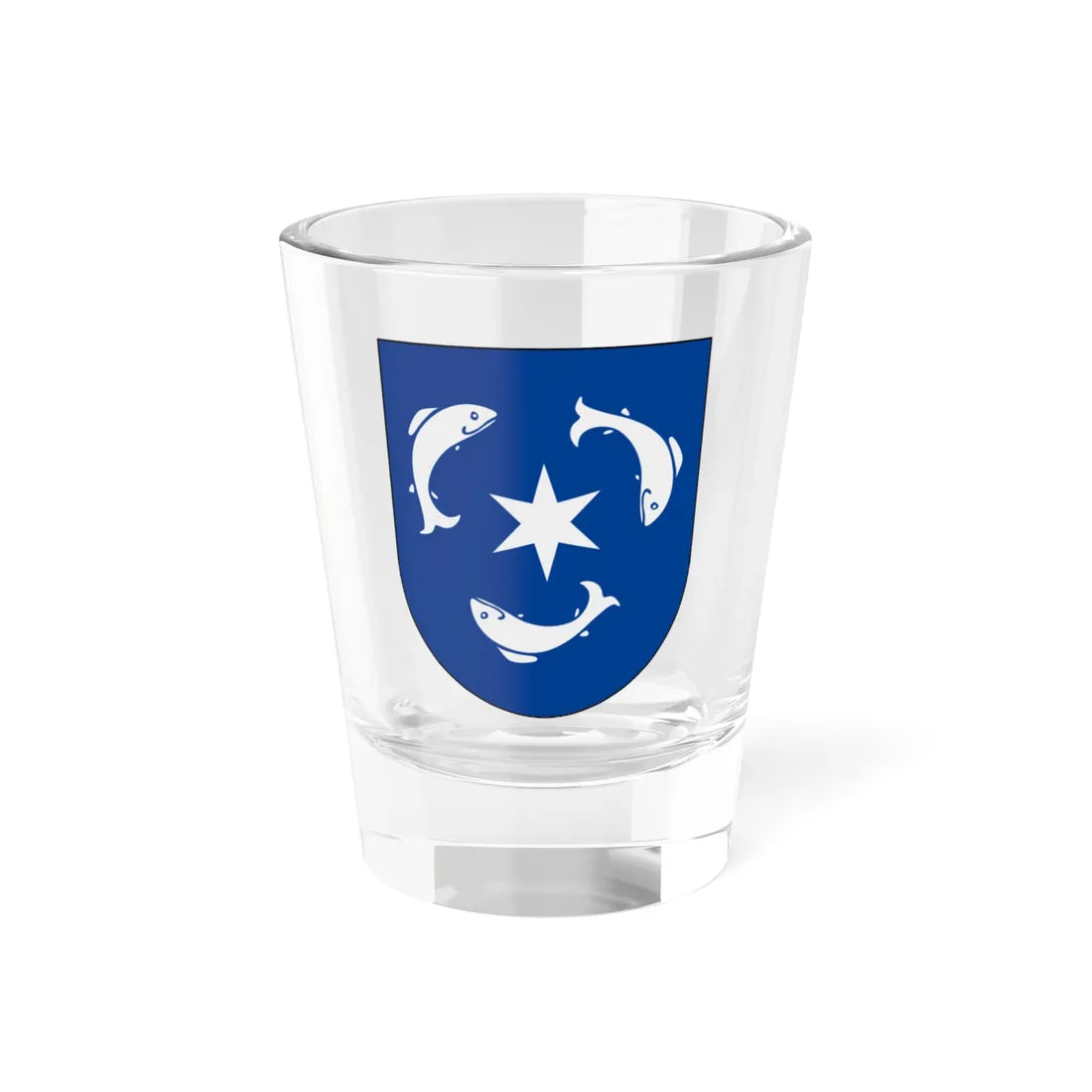 Marstrand vapen (Sweden) (Coat of Arms) Shot Glass 1.5oz 1.5oz - Go Mug Yourself