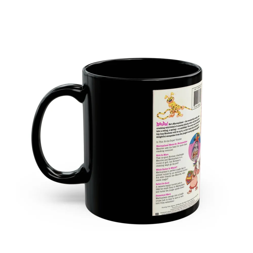 Marsupilami Marsuper Duper (VHS COVER) - Black Coffee Mug-Go Mug Yourself