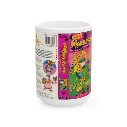 Marsupilami Marsuper Duper (VHS COVER) - White Coffee Mug 15oz - Go Mug Yourself