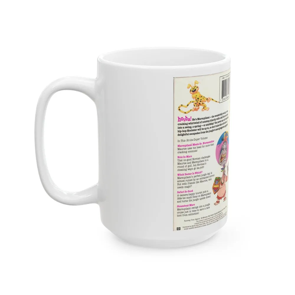 Marsupilami Marsuper Duper (VHS COVER) - White Coffee Mug-Go Mug Yourself