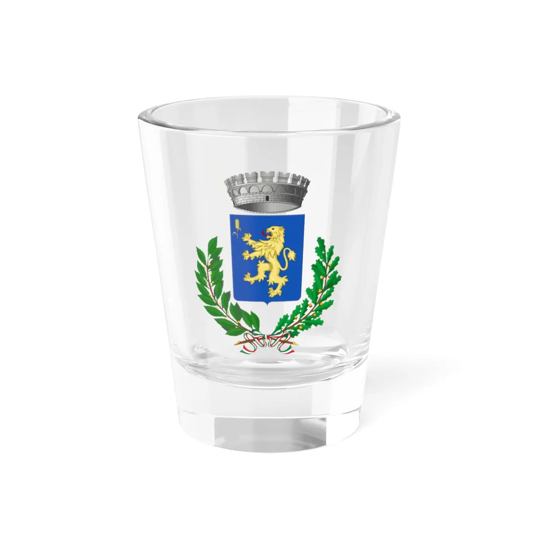 Martellago-Stemma (Italy) (Coat of Arms) Shot Glass 1.5oz 1.5oz - Go Mug Yourself