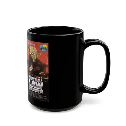 MARTIAL LAW 2 UNDERCOVER (VHS COVER) - Black Coffee Mug-Go Mug Yourself