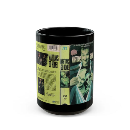 MARTIANS GO HOME (VHS COVER) - Black Coffee Mug-15oz-Go Mug Yourself