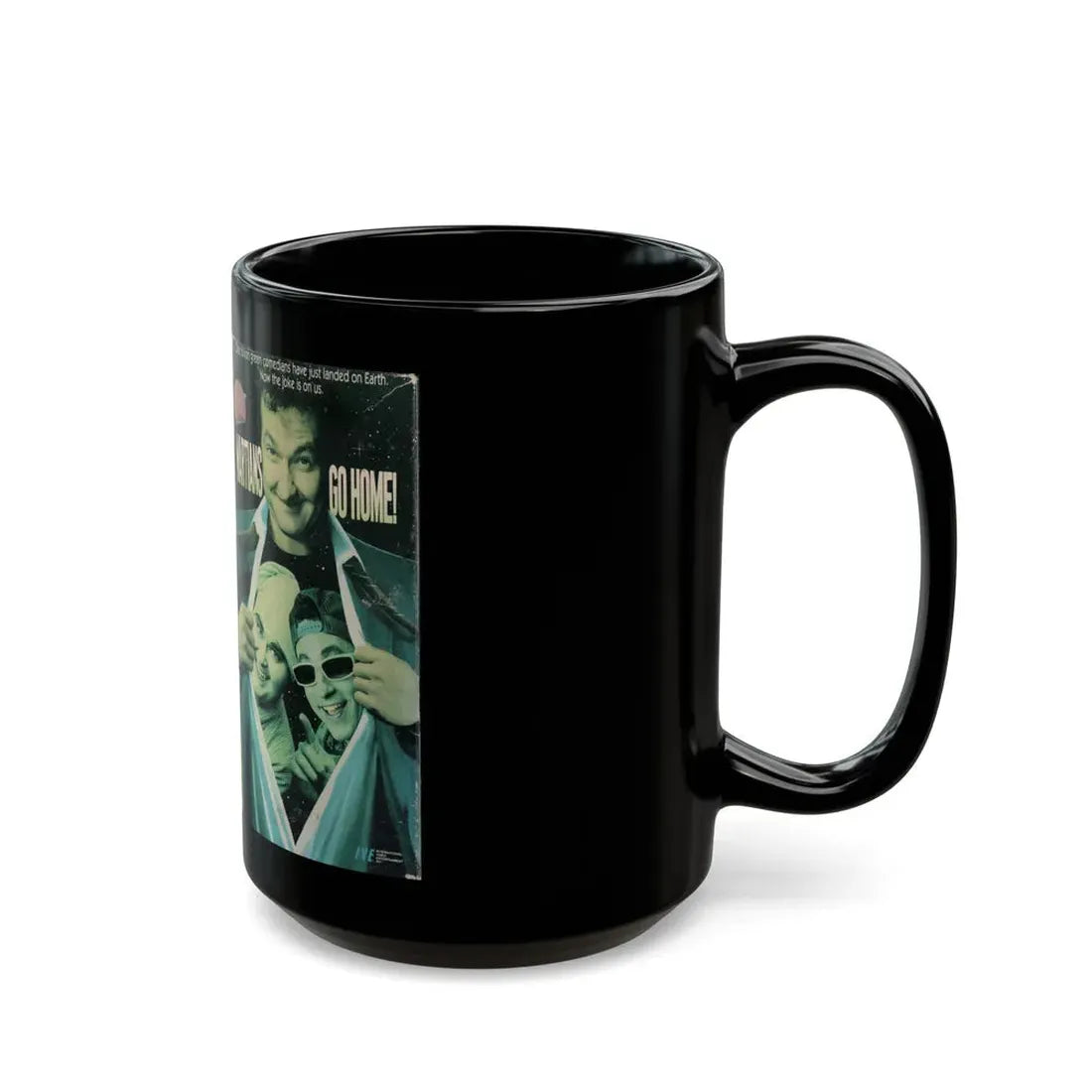 MARTIANS GO HOME (VHS COVER) - Black Coffee Mug - Go Mug Yourself