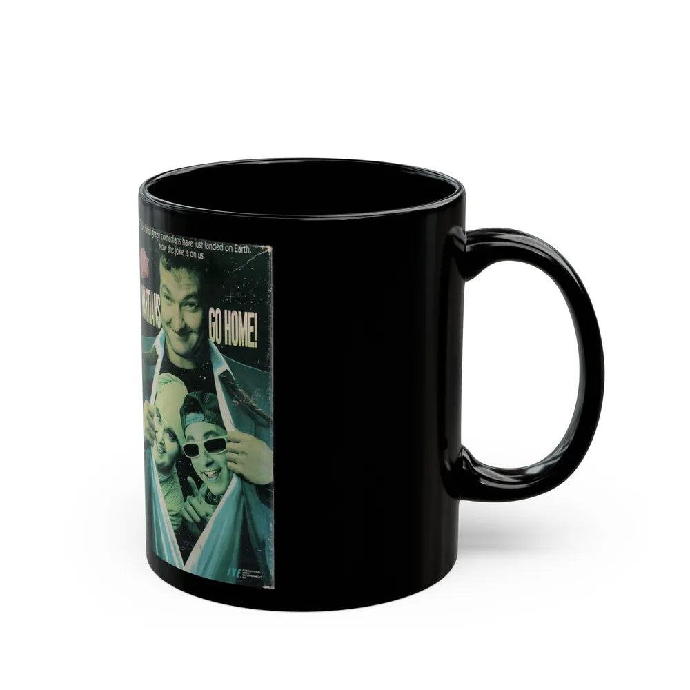 MARTIANS GO HOME (VHS COVER) - Black Coffee Mug-Go Mug Yourself