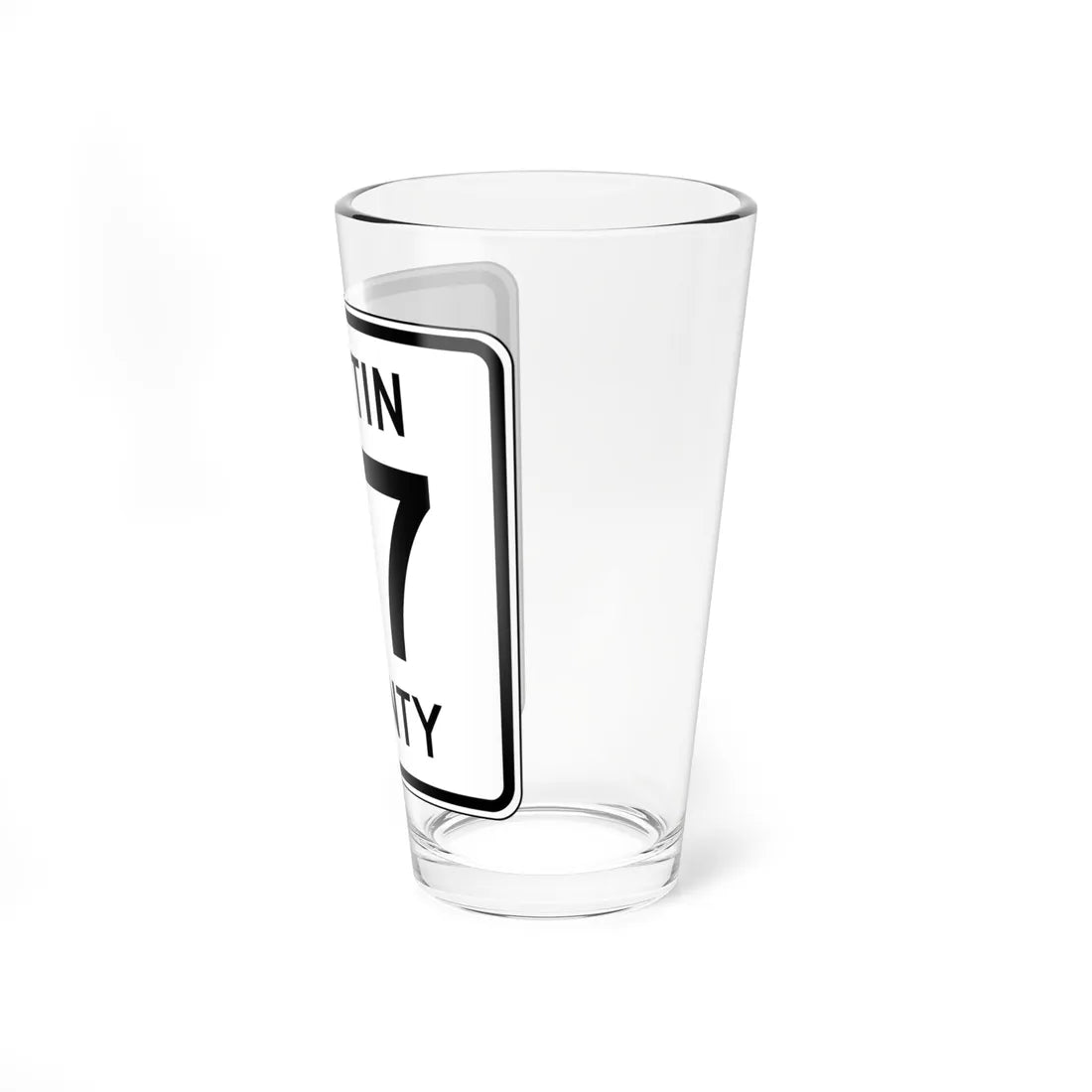 Martin County Route 27 MN (Minnesota) (Road Sign) Pint Glass 16oz - Go Mug Yourself