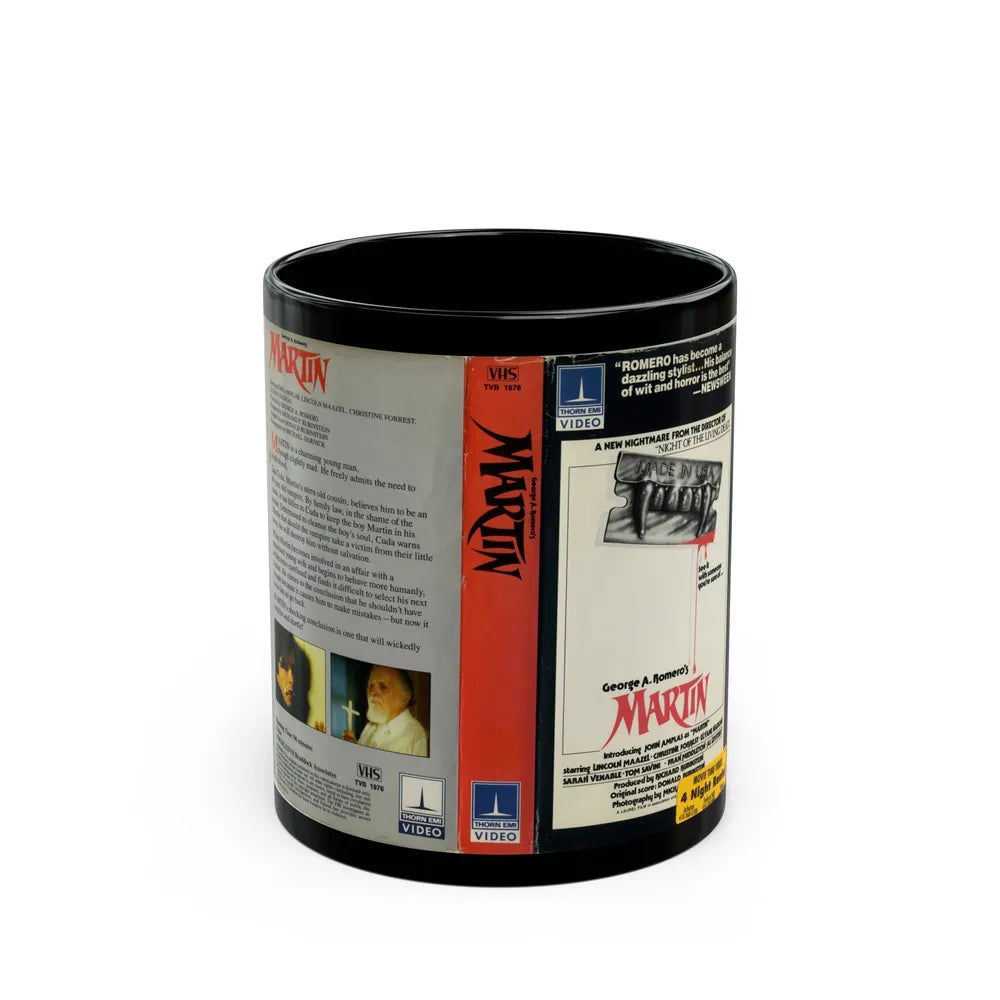 MARTIN (VHS COVER) - Black Coffee Mug-11oz-Go Mug Yourself