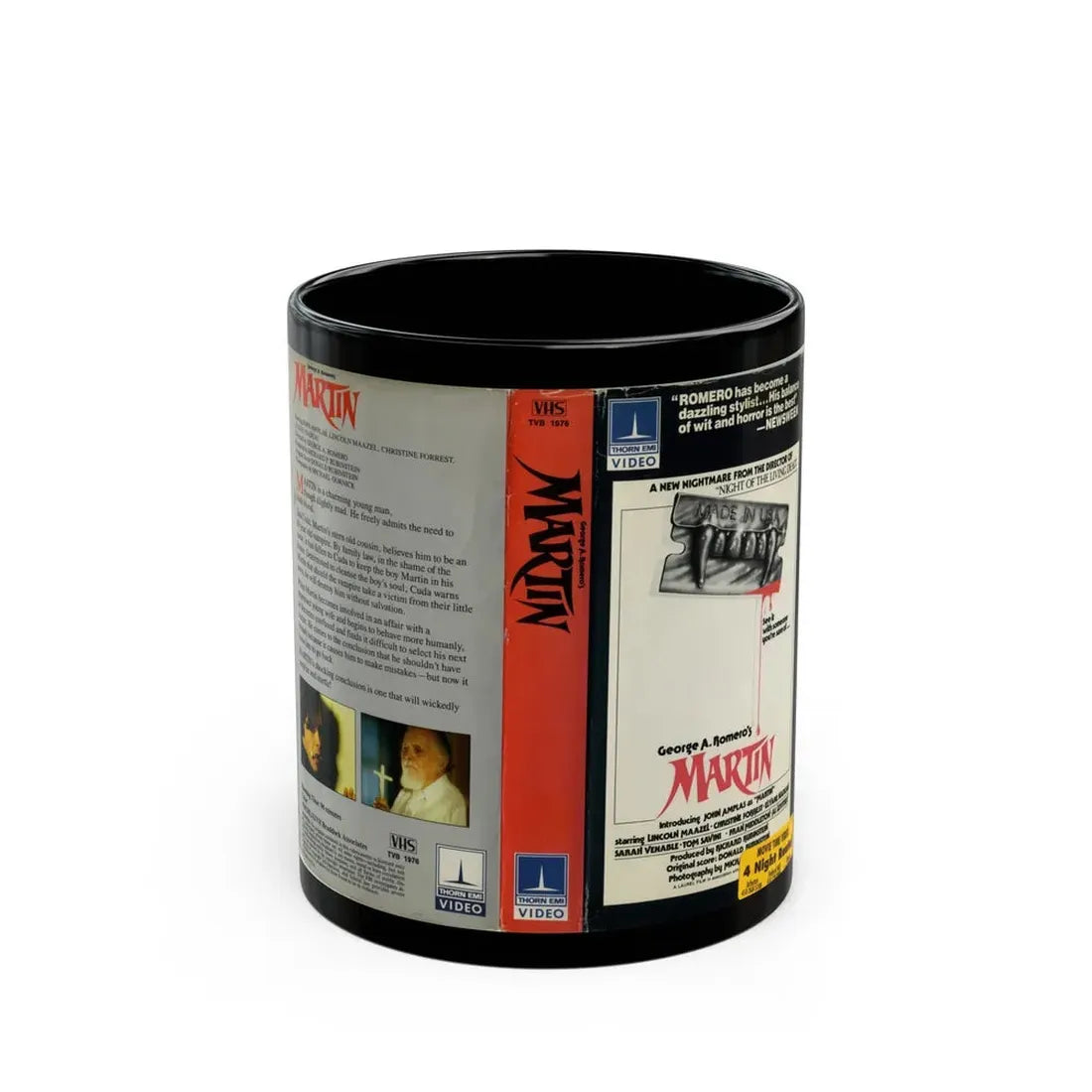 MARTIN (VHS COVER) - Black Coffee Mug 11oz - Go Mug Yourself