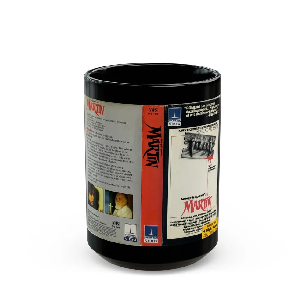 MARTIN (VHS COVER) - Black Coffee Mug-15oz-Go Mug Yourself