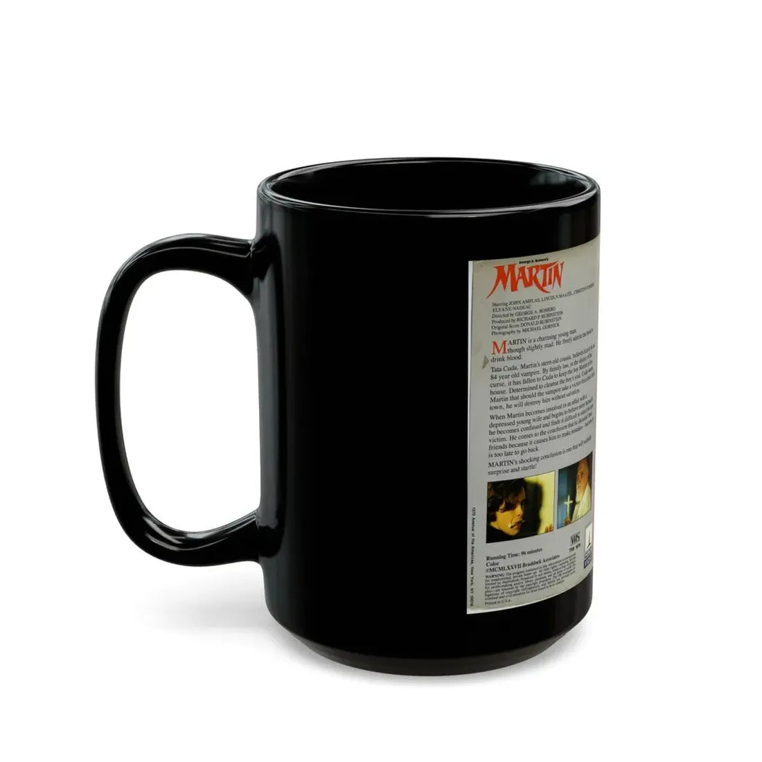 MARTIN (VHS COVER) - Black Coffee Mug - Go Mug Yourself