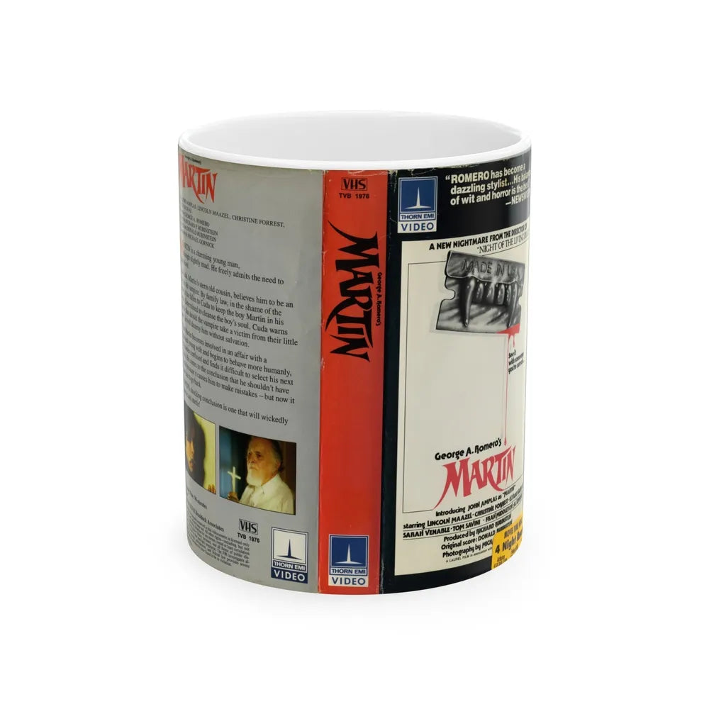 MARTIN (VHS COVER) - White Coffee Mug-11oz-Go Mug Yourself