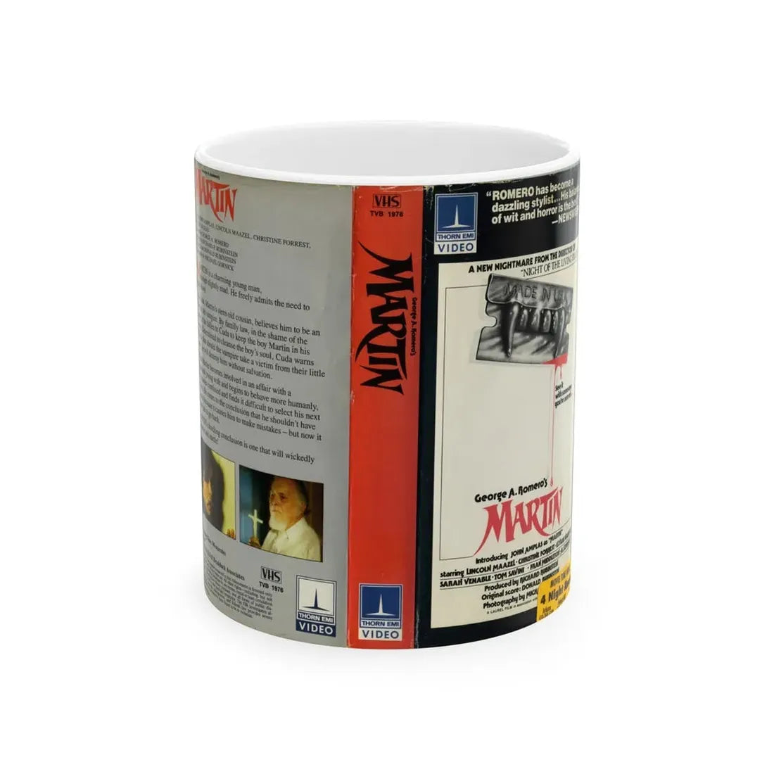 MARTIN (VHS COVER) - White Coffee Mug 11oz - Go Mug Yourself