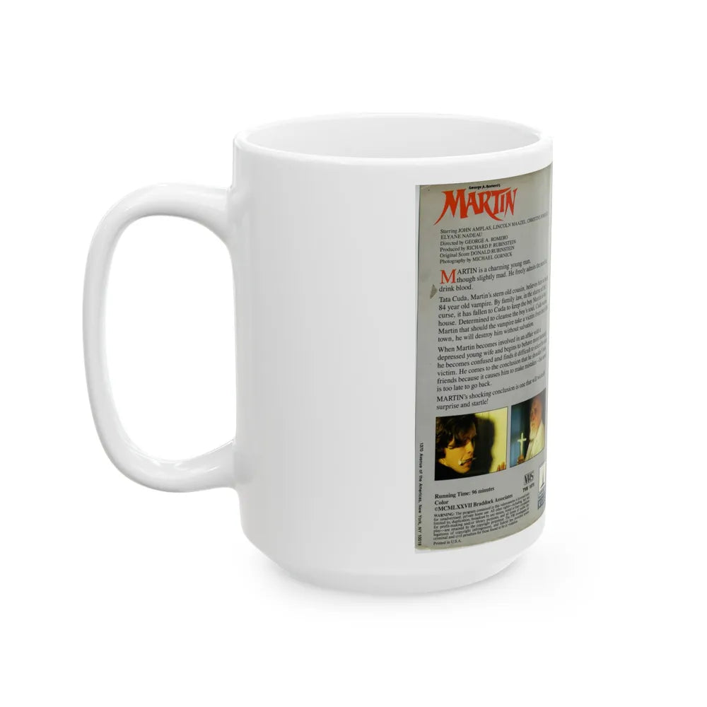 MARTIN (VHS COVER) - White Coffee Mug-Go Mug Yourself