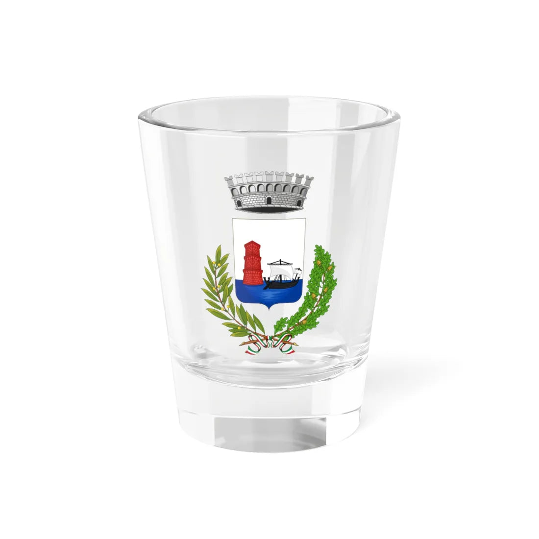 Martinsicuro-Stemma4 (Italy) (Coat of Arms) Shot Glass 1.5oz 1.5oz - Go Mug Yourself