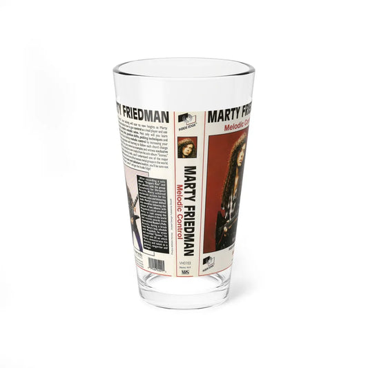MARTY FRIEDMAN MELODIC CONTROL (VHS COVER) Pint Glass 16oz 16oz - Go Mug Yourself