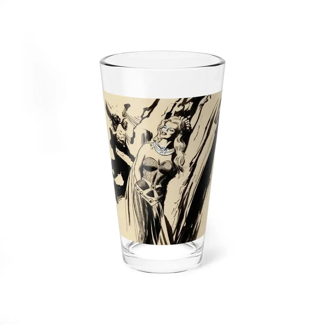 Marvel Super Heroes  Prince Namor the Sub-Mariner Episode 9 Lorelei Animation Drawing (Magazine Illustration) Pint Glass 16oz 16oz - Go Mug Yourself