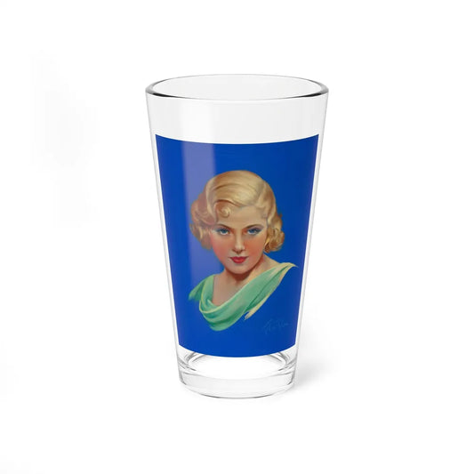 Mary Carlisle, Movie Magazine cover (Magazine Illustration) Pint Glass 16oz-16oz-Go Mug Yourself