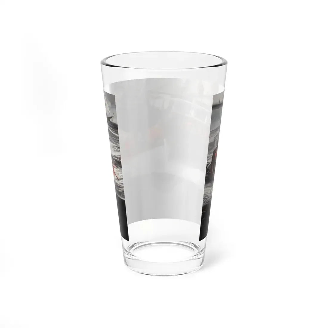 Mary Celeste, men's adventure magazine story illustration (Magazine Illustration) Pint Glass 16oz - Go Mug Yourself