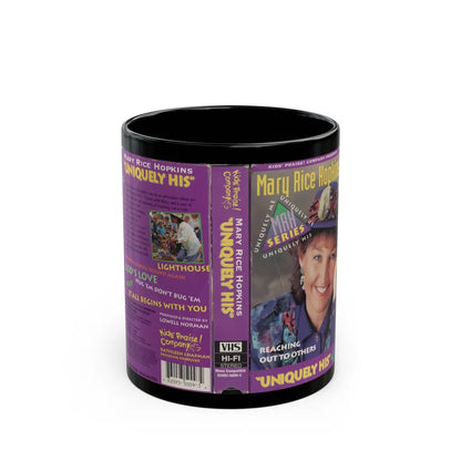 MARY RICE HOPKINS UNIQUELY HIS (VHS COVER) - Black Coffee Mug-11oz-Go Mug Yourself