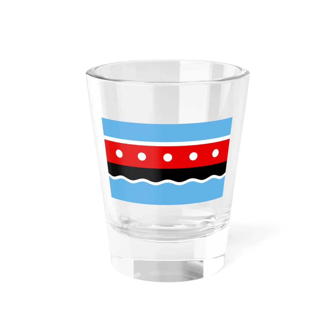 Maryhill town flag (Scotland) Shot Glass 1.5oz 1.5oz - Go Mug Yourself