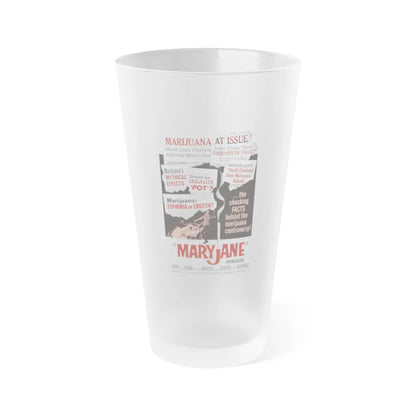 MARYJANE 1968 Movie Poster - Frosted Pint Glass 16oz-16oz-Frosted-Go Mug Yourself